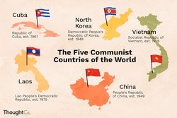 Communist countries of the world