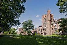 A campus building at Mount Holyoke College, Massachusetts