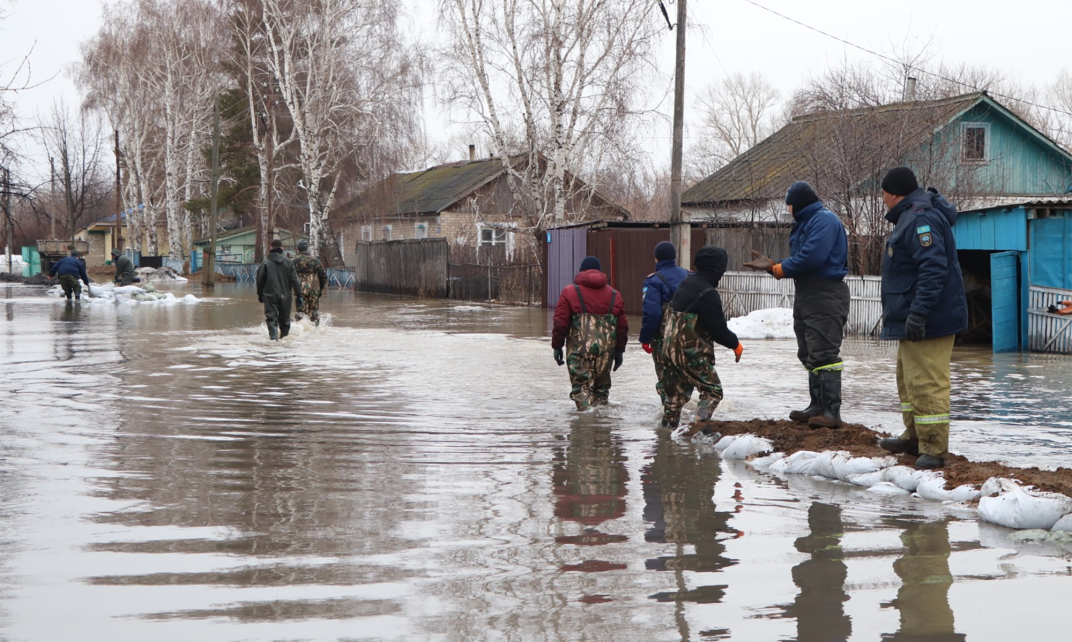 Overstromingen in Kazachstan april 2024