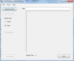 Time and Date Subtitle Generator screenshot