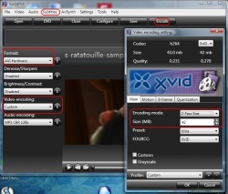 XviD4PSP screenshot 3