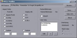 MPEG4 Modifier screenshot
