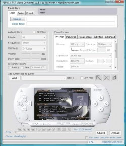 PSPVC screenshot