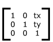 Translation matrix