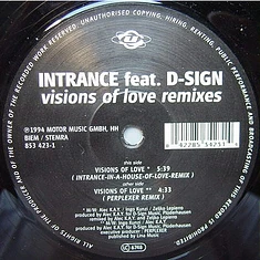 Intrance Feat. D-Sign - Visions Of Love Remixes