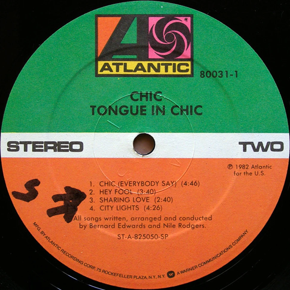 Chic - Tongue In Chic