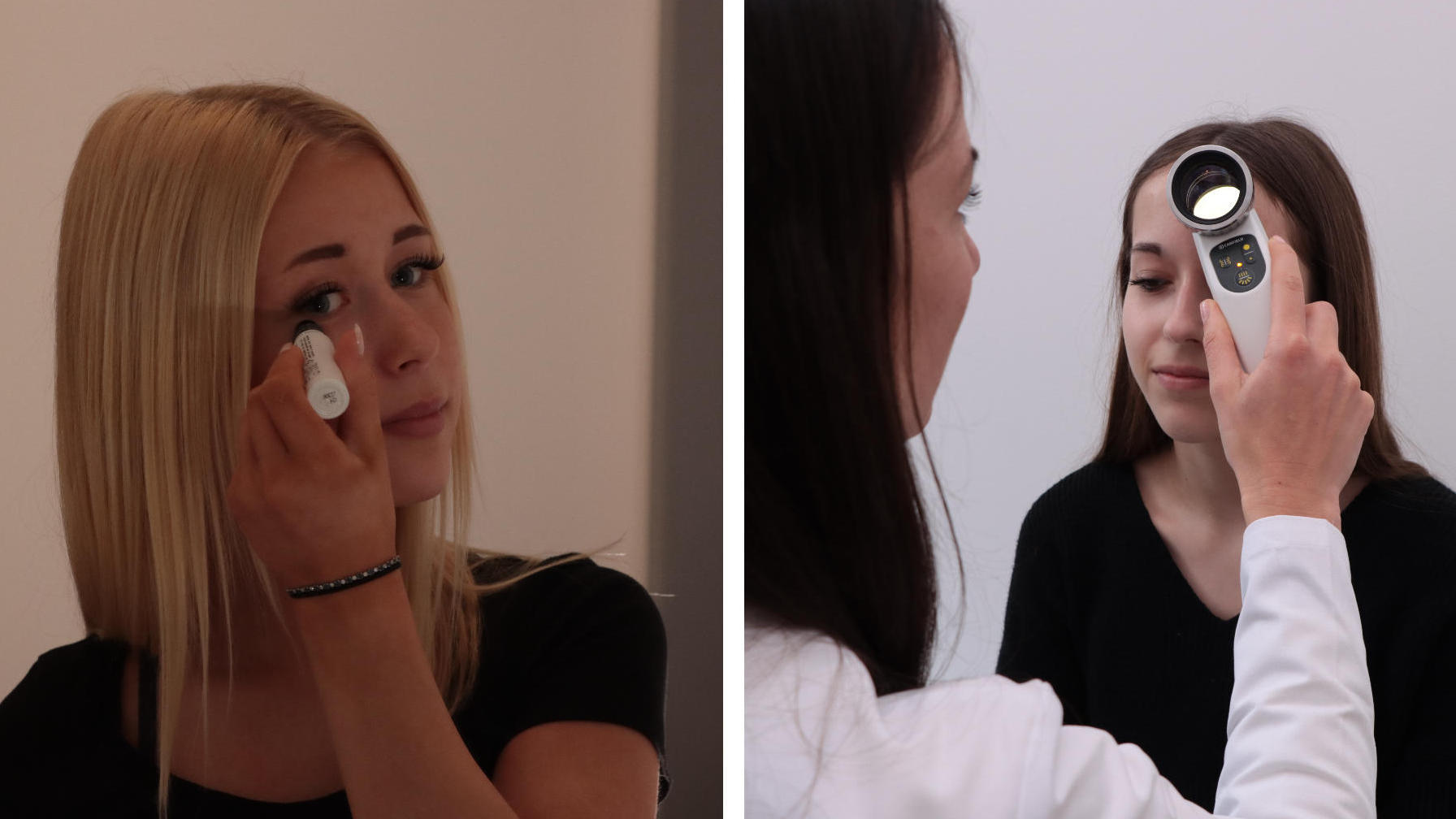 Hautanalyse zeigt Schattenseiten von zu viel Pflege Teenager im Beauty-Wahn