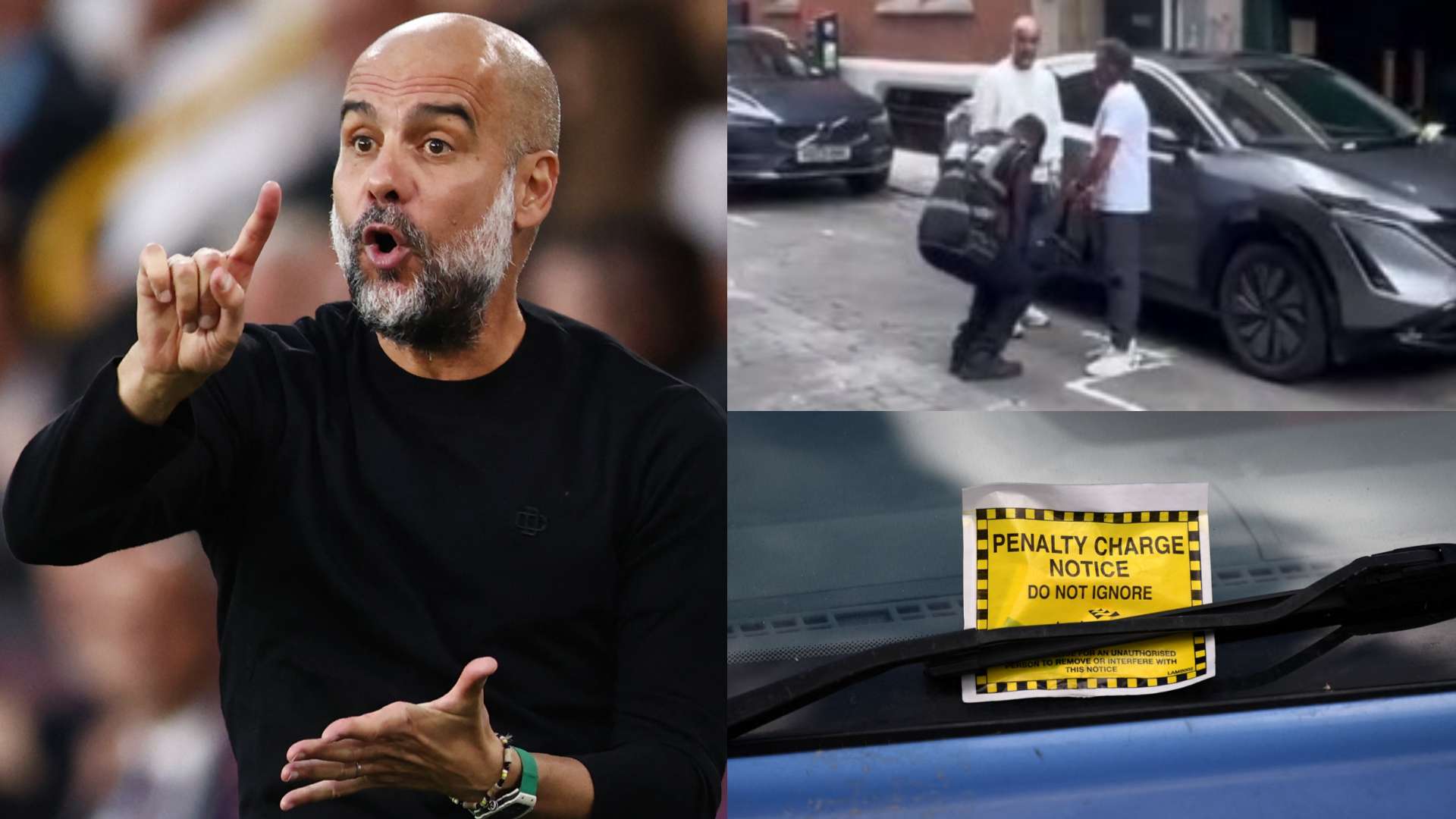 Pep Guardiola parking ticket