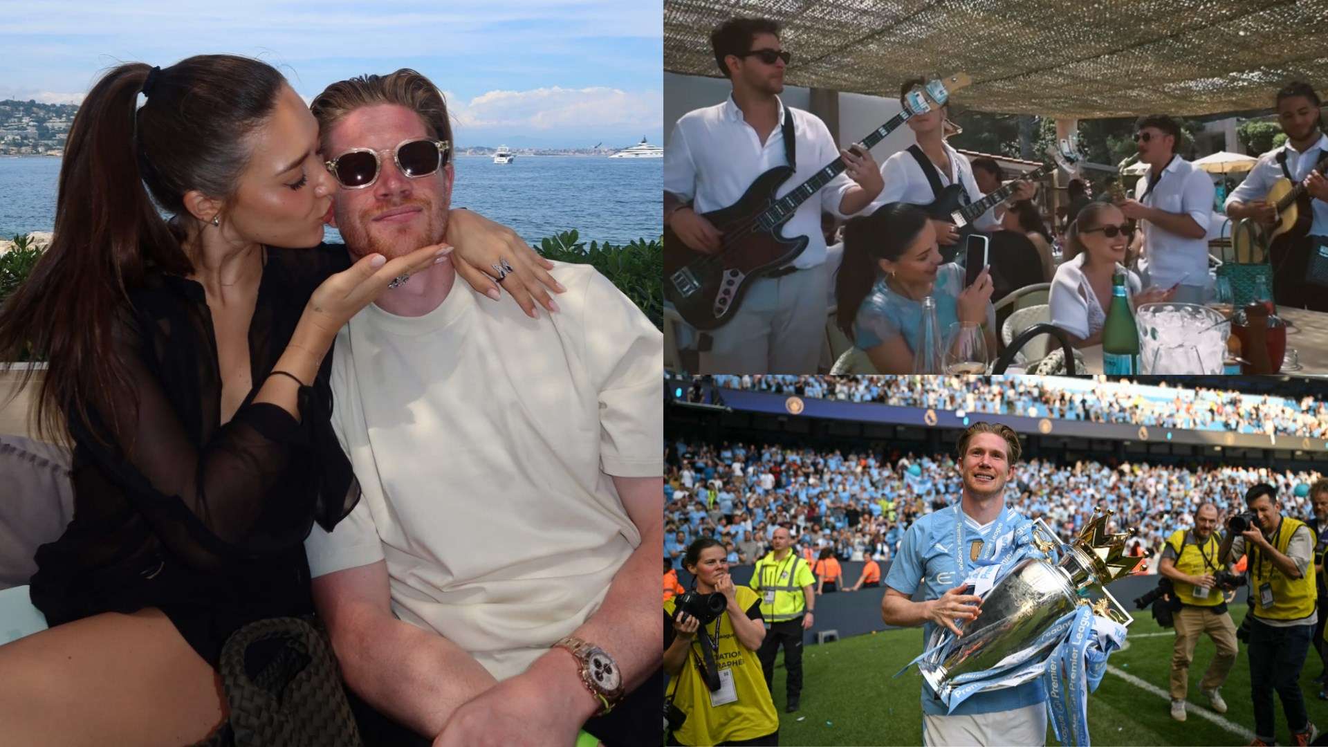 Kevin De Bruyne Michele holiday Cannes