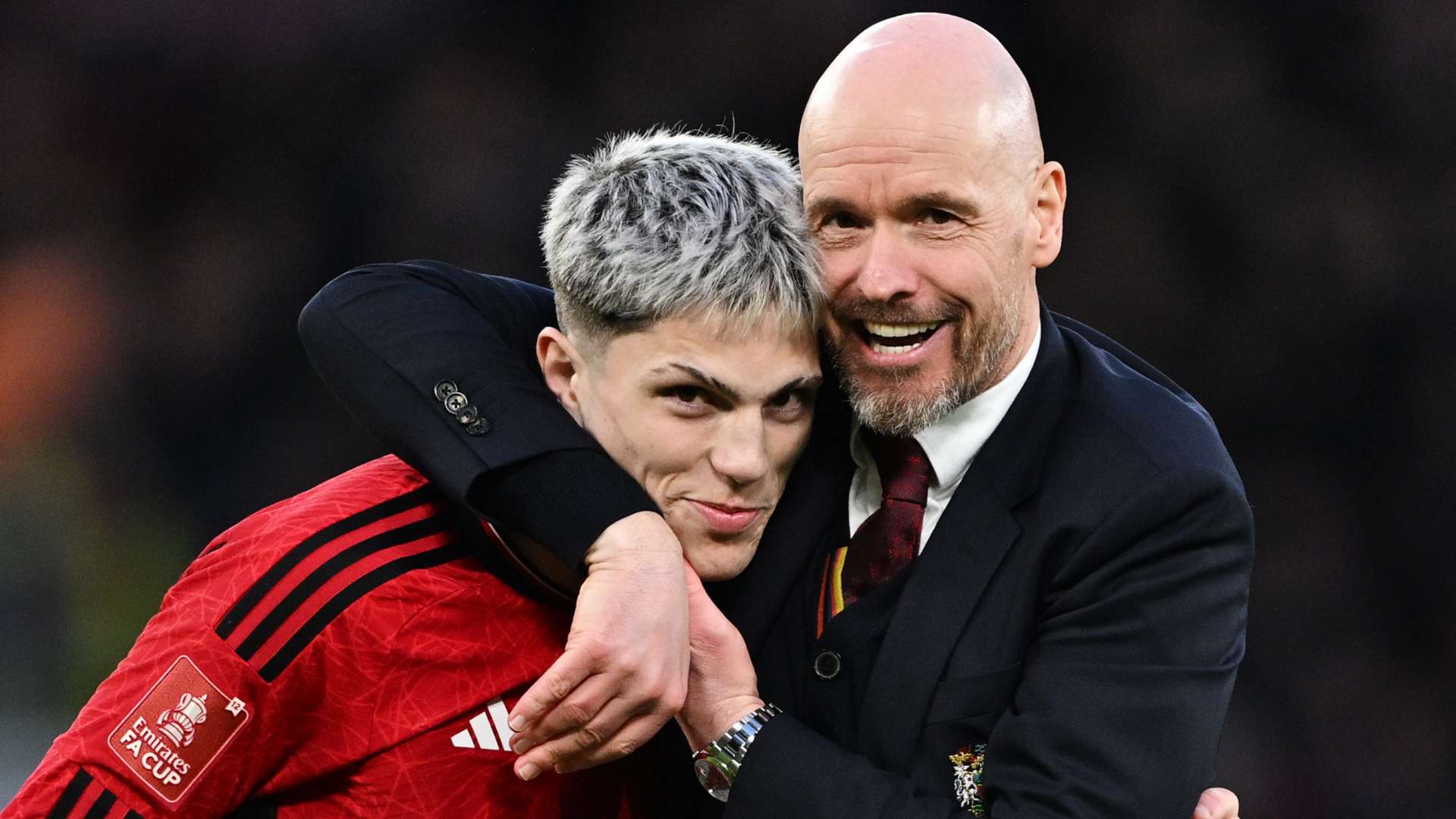 Alejandro Garnacho Erik ten Hag Manchester United 2023-24