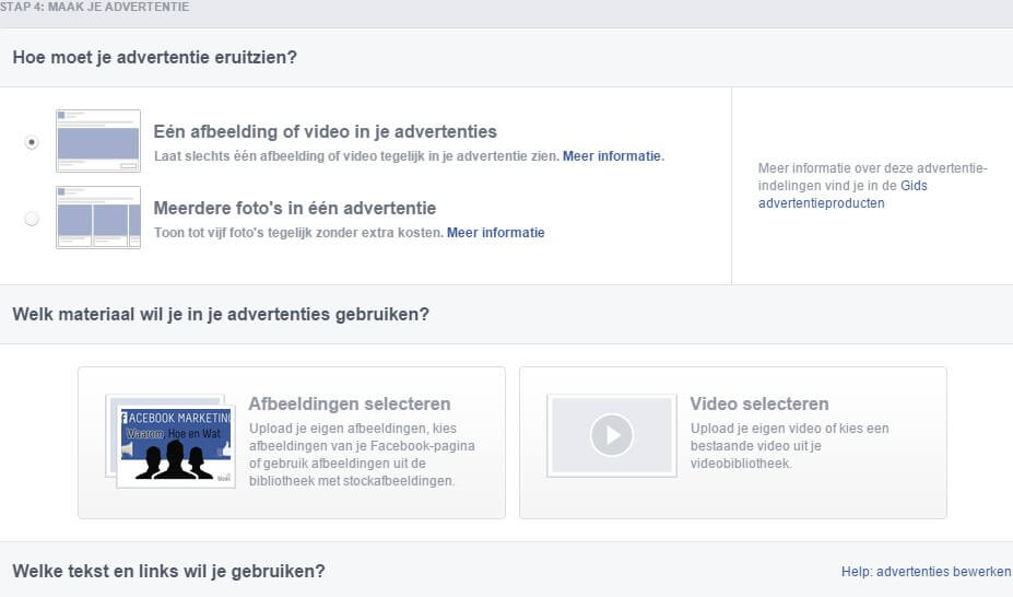 Facebook adverteren hoe moet je advertentie eruit zien