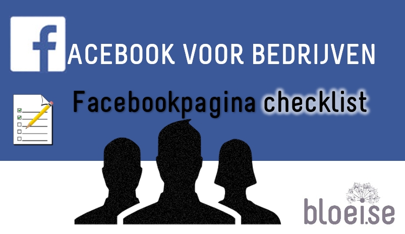 Facebook voor bedrijven facebookpagina checklist