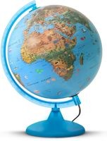 Globe Arca: 25 cm met LED verlichting (0325BU) Wereldbol