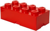 Opbergbox Lego: brick 8 rood (RC400409)