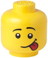 Opbergbox Lego: head boy silly small (RC030858)
