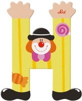 Sevi Letter Clown H: 10 cm (81744)