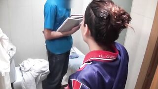 18 yo chick sets up a secret camera to scene herself fucking the plumber