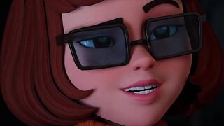 Velma Offer a Oral Sex into the Dark