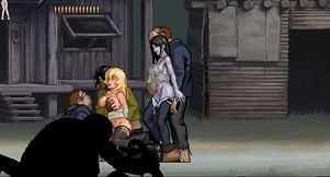 Zombie Gangbang: Hot Blonde Gets Ravaged in Parasite City Hentai Game