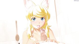 Sweet Furry Women Welcomes you Home with a Oral Sex Ready to Nailed [wolf bimbos with You] / Anime Game