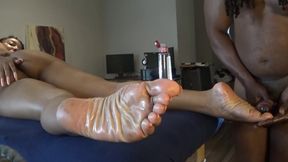Foot Massage Ends Messy 5