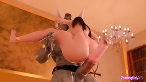 Hentai 3D Monster Big Dick Fuck girl