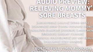 Audio Preview: Relieving Mommy’s Sore Hooters