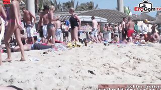 Real german lesbo Lovers have fun on a outdoor beach