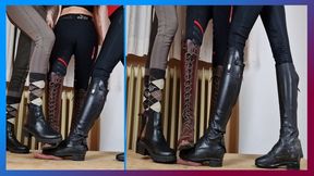 3 Girls in Riding Boots cock crush