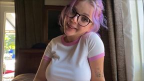 Nerd busty teen hot Point Of View sex