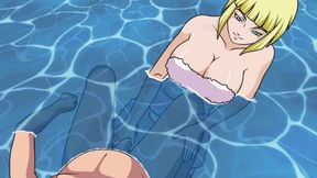 Naruto - Ninja Naruto Trainer - Part 47 - Samui Handjob In The Pool By LoveSkySanX