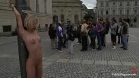 Paris Pink And Tommy Pistol - Euro Girl Gets Punished In Public