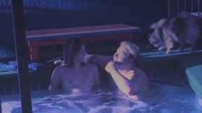 The pleasure is awesome when you have a slut sucking your cock in the jacuzzi