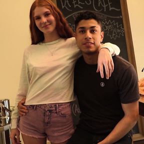 9inch Latino Fucks HOT Red Head College Teen Slut