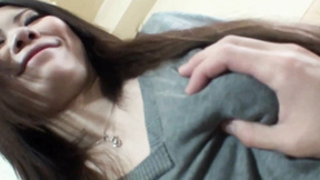 Beautiful brunette Asian loves to fuck me