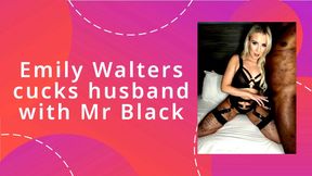 Wife cucks husband with Mr Black