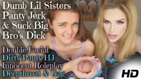 Panty Stuffing and Facefucking Step sisters