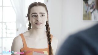 FamilyXXX - Redhead Teen Has Stepdad Cum On Her Braces (Reese Robbins)