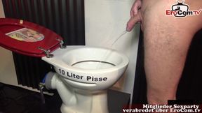 Extreme pee party with 10 liters of piss