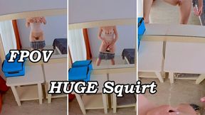 FPOV POV Masturbation with HUGE squirt and shaking knees, Lionrynn