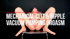 Mechanical Clit And Nipple Vacuum Pumping Orgasm - 4K Special Edition (ES715)
