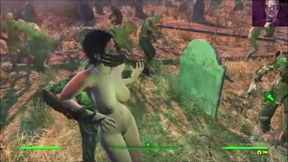 Anal and Vaginal Zombie Apocalypse Radio Active Multiple OrgasmFallout 4 Sex Mod