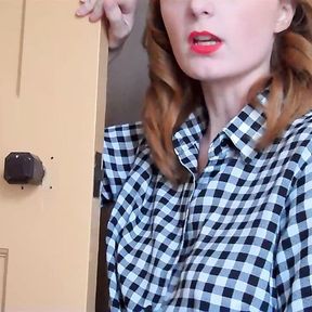 Watch me empty my load into this redhead&rsquo;s mouth