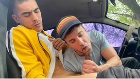 Gay-For-Pay Stud Isra Hell Agrees To Screw Latino Driver Jonas Matt And Take His Manstick After - SayUncle