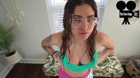 Gym Girl With Braces Loves To Get Fucked After Her Workout ????????‍♀️???????? Porn Vlog Ep 24