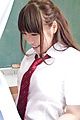 Japanese av model having a good fuck at school Photo 1