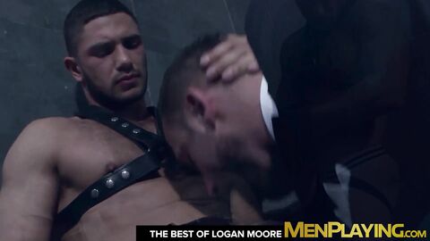 The best of horny Logan Moore fucking and dominating in tux
