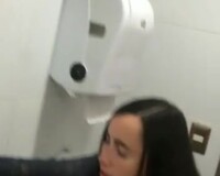 Milf Mom Nurse Tits Out Fucked By Doctor in Toilet