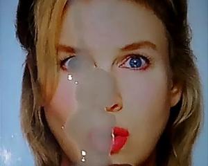 Renee Zellweger Gets A Cum Covered Facial 