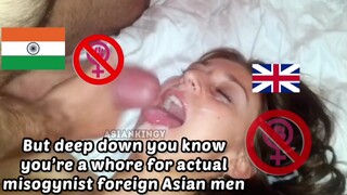 Shared by AsianKingy - White Feminists Subhumans embrace Asian Misogyny